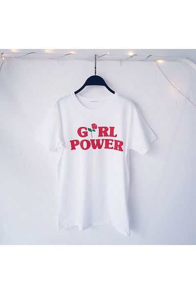 Kuzgunshop Μπλουζάκι Girl Power Unisex
