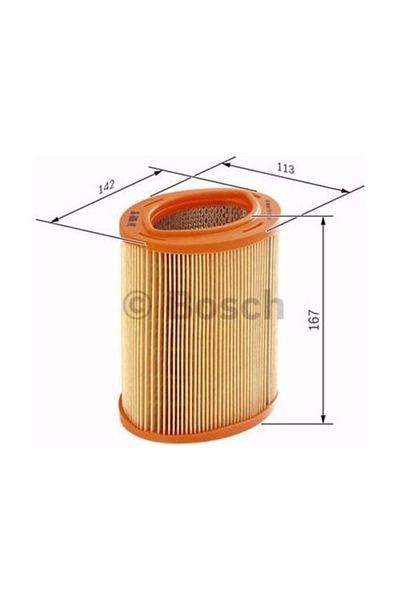 Bosch Air Filter Compatible with Peugeot 306 Break 1.4 1997-2002