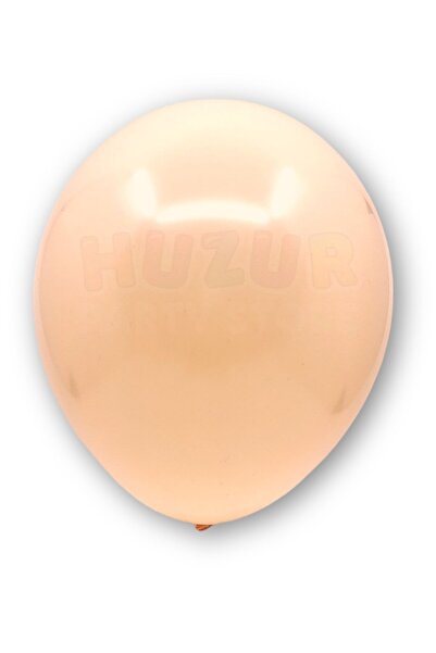 Huzur Party Store Salmon Macaron Balloon 10 Pieces 30 Cm Pastel Color Party Balloon Soft Color Birthday Party Concept
