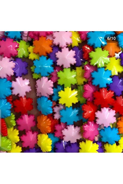 ella'nın çarşısı 30 de mărgele colorate din acril cu model de frunze. 1.5 cm ...