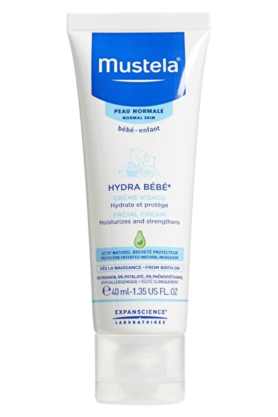 Mustela Hydra Bebe Organik Avokadolu Bebek Yüz Kremi - 40ML