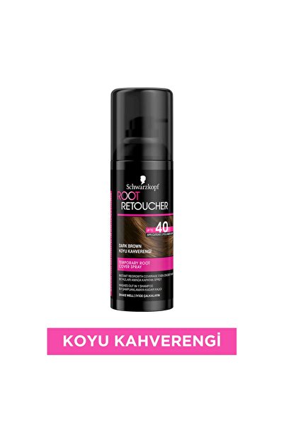 Schwarzkopf Root Retoucher Sprey Boya Koyu Kahverengi 120 Ml