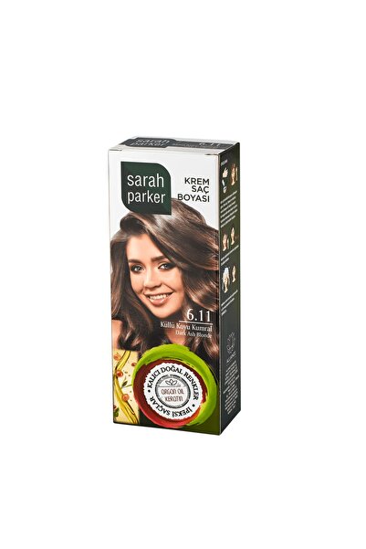 Sarah Parker Küllü Koyu Kumral Krem Saç Boyası 6.11