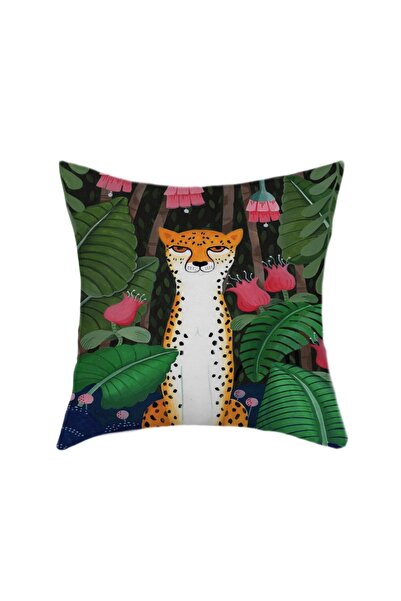 ALAMODECOR Чохол для подушки з леопардовим візерунком і блискавкою