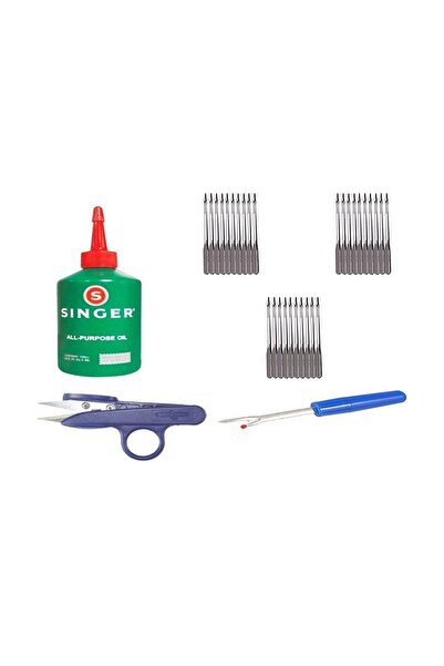 İşkur Makina Singer Pfaff Janome Ev Tipi Aile Dikiş Makinası Aksesuar Seti