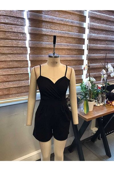 Secret Passion Lingerie Black Flexible Fabric Strap Mini Jumpsuit Mini Dress Evening Dress Jumpsuit 674 582061