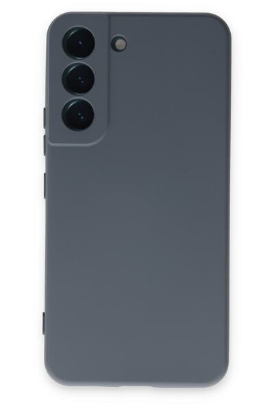 HappyCase Samsung Galaxy S22 Kılıf Nano Içi Kadife Silikon - Gri
