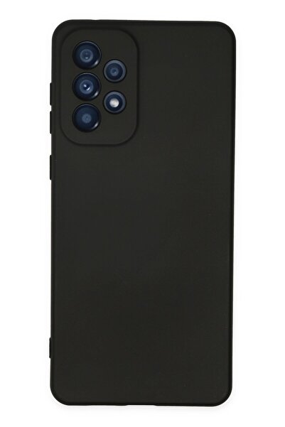 HappyCase Samsung Galaxy A23 4g Kılıf Nano Içi Kadife Silikon - Siyah