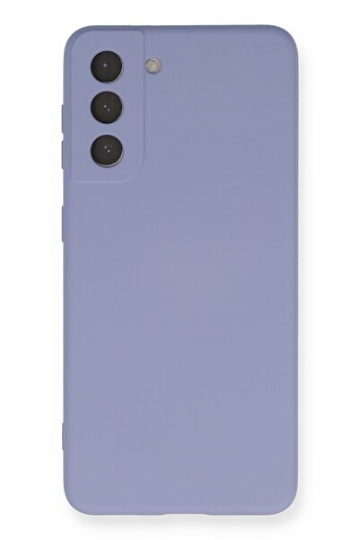 HappyCase Samsung Galaxy S21 Kılıf Nano Içi Kadife Silikon - Lila