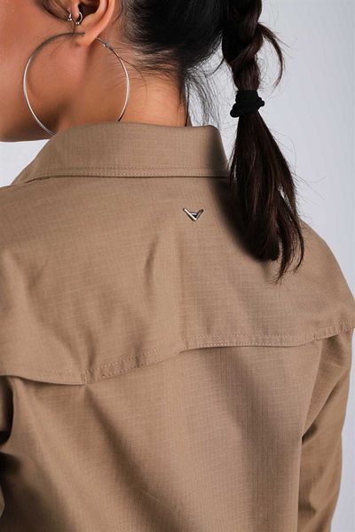 VAV WEAR Тактическо облекло за жени на открито - Памучна риза за къмпинг, трекинг, туризъм Tactec04k