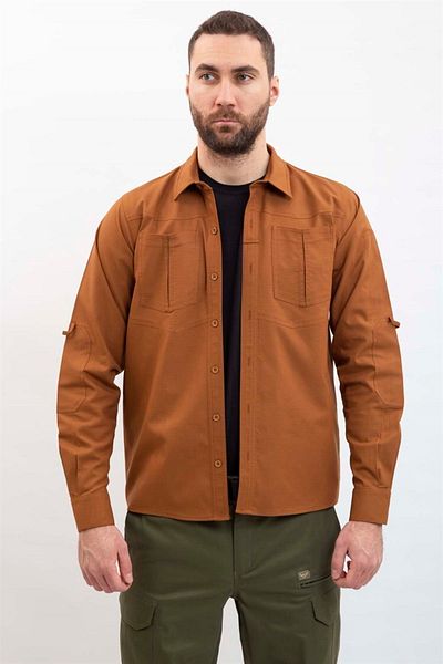 VAV WEAR Мъжко тактическо облекло за къмпинг, памучна риза, трекинг, туризъм, Tactec04