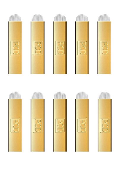 p.c.d Microblading Iğnesi 16 Pin U 10 Adet Manuel Kalıcı Makyaj Iğnesi