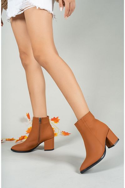 Riccon Extra Matte Tan γυναικείες μπότες 0012893s