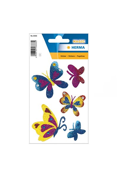 Herma Magic Diomand Simli Taşlı Kelebek Sticker Seti