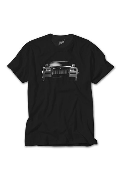 Z zepplin Μαύρο μπλουζάκι Rolls Royce Ghost