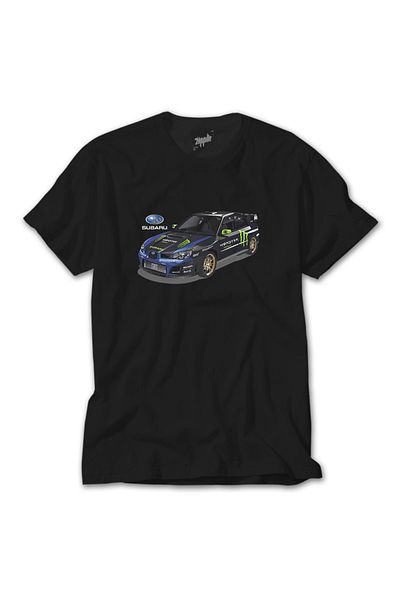 Z zepplin Tricou negru Subaru Monster