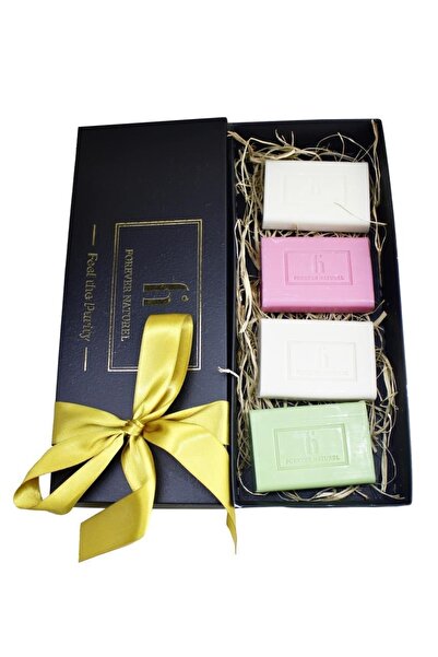 KİNG HOME Forever Naturel Keçi Sütlü - Güllü - Zeytin Yağlı - Arganlı 100gr S...