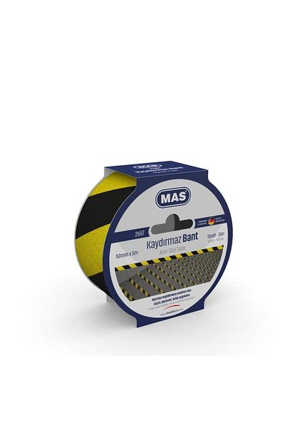 Mas Anti-Slip Tape 50mmx5m Black-yellow 2657