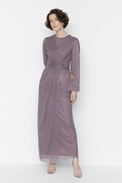 Trendyol Modest Evening Dress - Purple