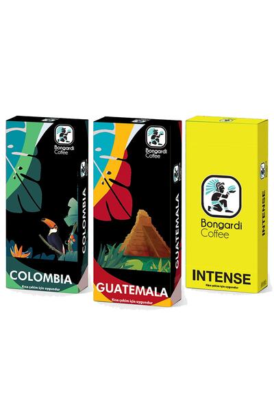 Bongardi Coffee Kapsül Kahve 30 Adet Alüminyum Nespresso Uyumlu Colombia Guat...