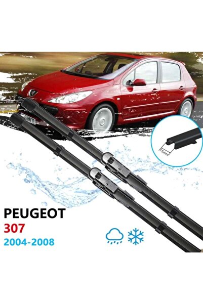 Genel Markalar Peugeot 307 Ön Cam Silecek Süpürgesi Takımı 2005-2007 Uyumlu