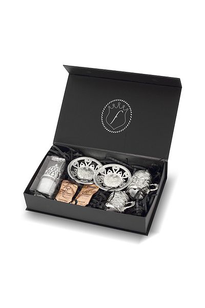 Forentina Antep Embroidered Coffee Cup Set - Turkish Coffee - Candle Gift Set Ps2547