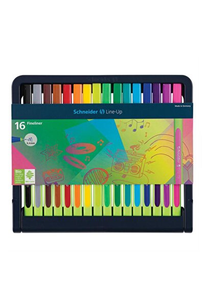 SCHNEIDER Line-up Fiber Uçlu Kalem Seti 16'lı 0.4 Mm