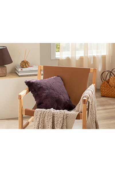 English Home Husă de pernă Kelbilek Soft Touch, culoare prune, 45x45 cm - scurtă croială