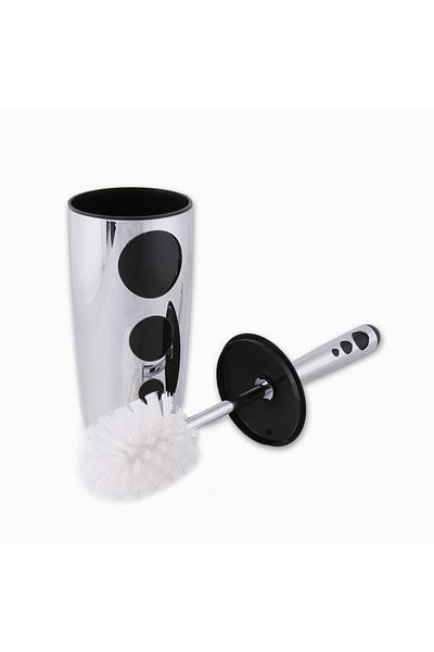 Flora Chrome Punto Toilet Brush F337