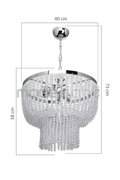 Modelight Alana 4lü Avize Salon-oturma Odası-çocuk Odası-yatak Odası-yemek Odası-antre-mutfak