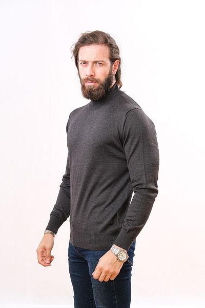Çukurova Wool Half Fisherman Sweater