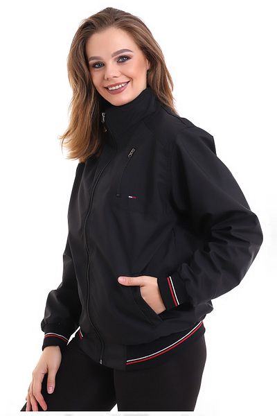 Everest Women's Seasonal Stand Collar Lined Water Repellent Oversize Coat with Pockets