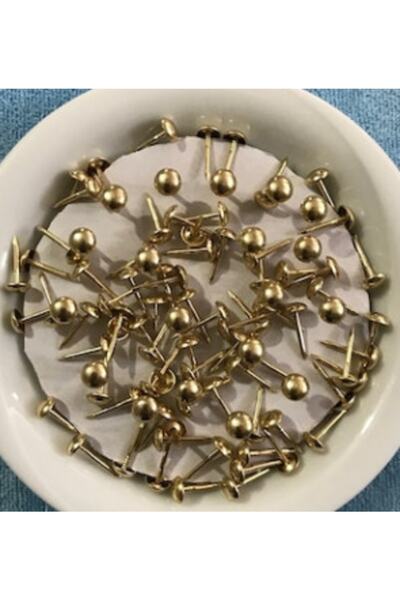 ÇAĞ Kabara Raptiye Koltuk Çivisi Sarı Renk Çapı 6mm Boyu 1000adet