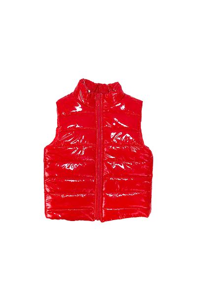 Mavipink Red Children's Puffer Vest