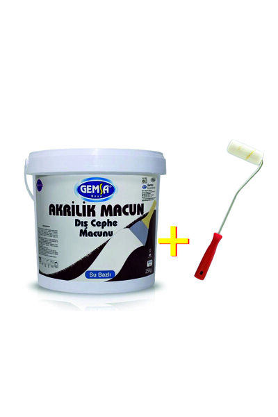 GEMSA BOYA Gemsa Akrilik Iç Ve Dış Cephe Macunu 1 Kg Beyaz