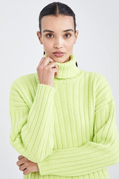 DeFacto Oversize Fit garbós bordás tunika