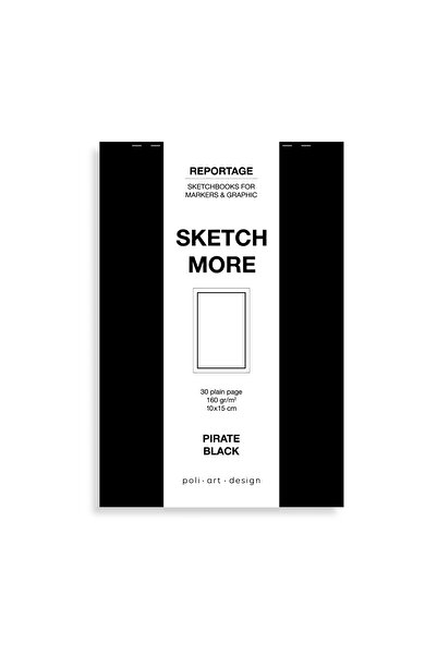 Poli Art Design Cep Eskiz Defteri Marker Ve Grafik İçin Reportage Sketchbook