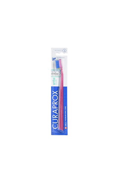 Curaprox Cs 5460 Ortho Toothbrush (Silvery Pink)