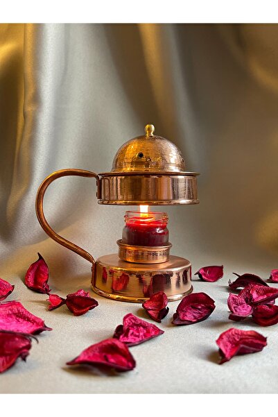 ERATOS Aromatik Bakır Tütsülük Buhurdanlık - El Yapımı Bakır Tütsülük