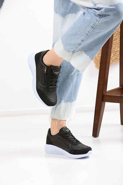 eformoda by emre yılmaz Pantofi de dama alb-negru - Ez04 Model440583