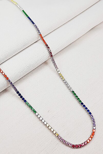 Oruçoğlu Gümüşçülük 925 Ayar Gümüş Rodyum Kaplama Zirkon Taşlı Su Yolu Model ...