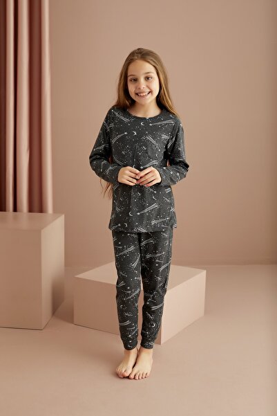 Siyah İnci Pijama Takım