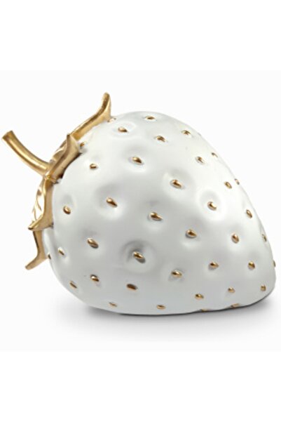 Tual Hobi Sanat Dekoratif Çilek Heykel Biblo