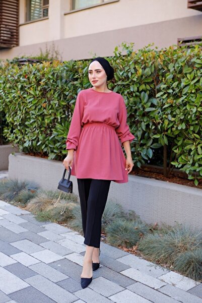 VOLT CLOTHİNG Női derék és ujjú összegyűjtött Ayrobin tunika