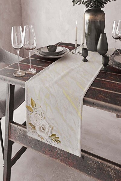 Viva Home 40x140cm țesătură țesătură premium Thai Feather Față de masă rezist...