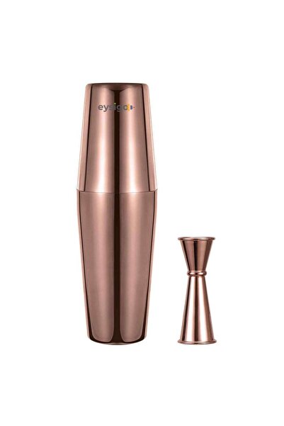 Eysigo Boston Kokteyl Shaker Seti, Bakır, 550/750 Ml, 2 Parça