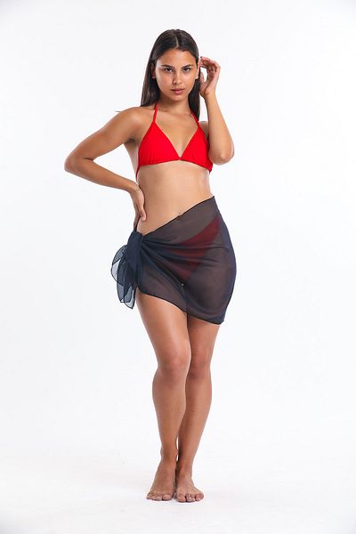 Donna Liberta Black Pareo Women's Beach Dress New Season Donnaliberta 9800