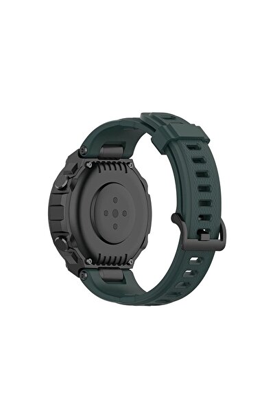 BASİAS Amazfit T-rex Pro Uyumlu Tokalı Silikon Kordon Kayış