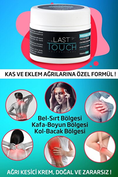 LAST TOUCH Ağrı Ve Masaj Kremi 100 Ml (kas, Eklem Ve Kronik Ağrılar) Vitamin B3 & E