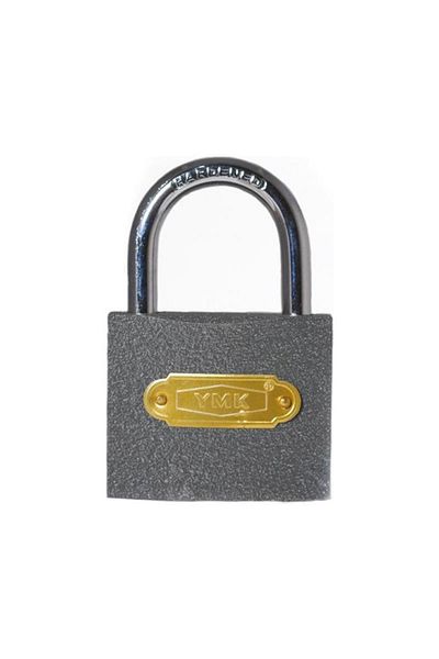 YMK Yuma Ymk Gray Cast Short Hook Padlock 63 mm